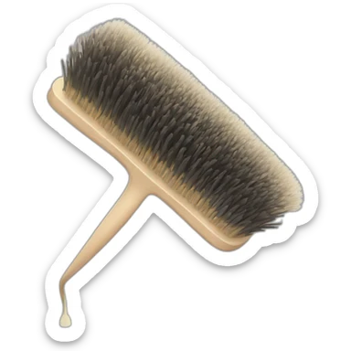 Brosse sticker