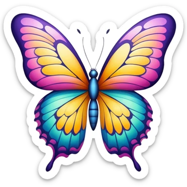 butterfly sticker