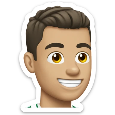 cristiano ronaldo haciendo una chilena sticker