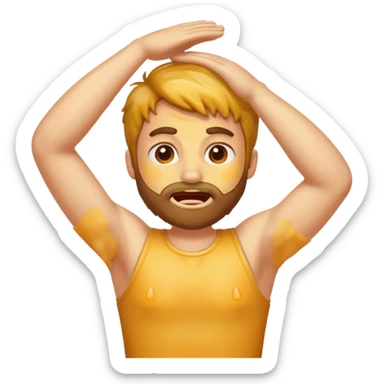 Smelly armpit sticker