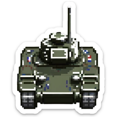 Russian tank sticker