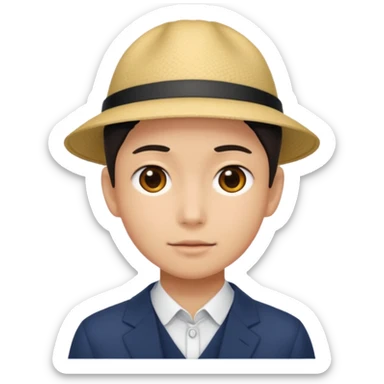 Tokyo in Money Heist, no hat sticker