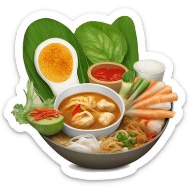 Thai food sticker
