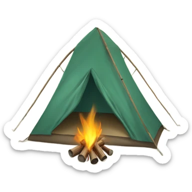 Camping sticker