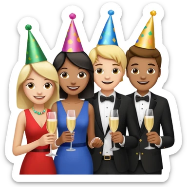 teens and young adults sticker