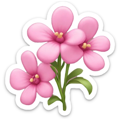 Flowers pink  sticker