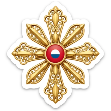 Serbian ortodox cross sticker