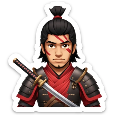 Battle-Ready Samurai sticker