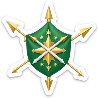 Circassian flag with only arrows and stars

 sticker