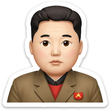 kim jon un sticker