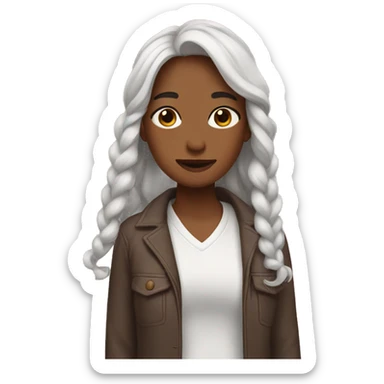 👩🏻🎀 sticker