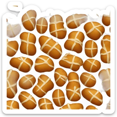 Hot Cross Buns sticker