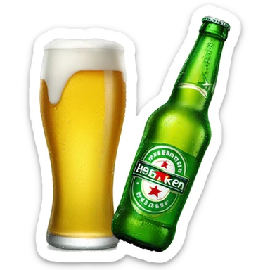 heineken beer sticker