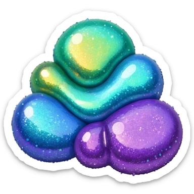 glitter nasty sticker