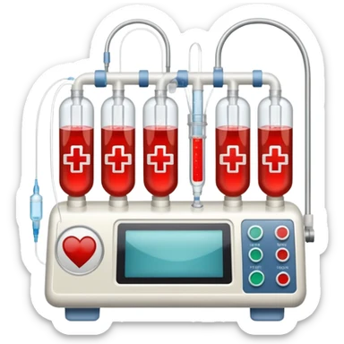 rapid fluid administration, blood transfusions, and high-volume infusions in emergency, surgical, and hospital settings sticker