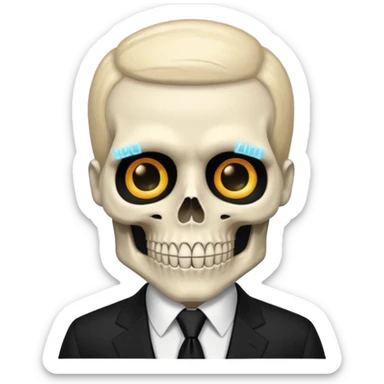 manny calavera from grim fandango sticker
