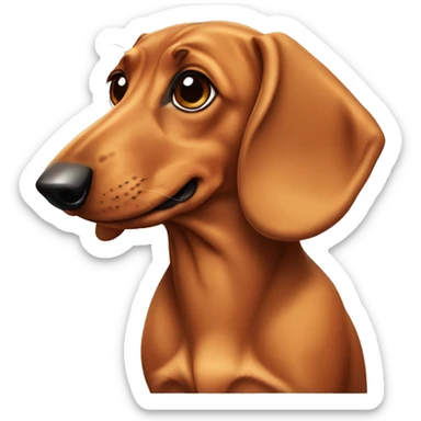 dachshund dog sticker