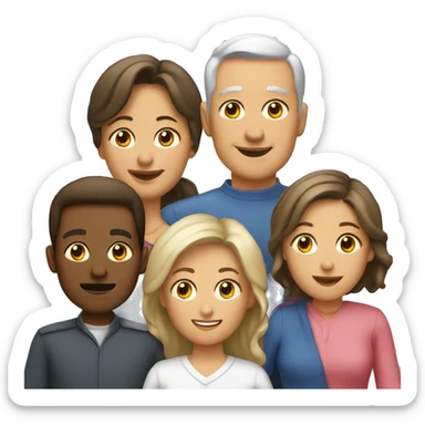 Family emoji with in Laws  sticker