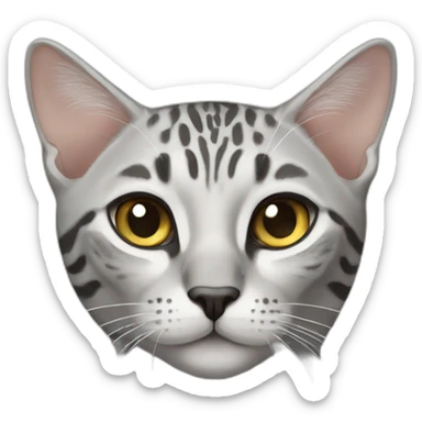 Egyptian Mau cat sticker