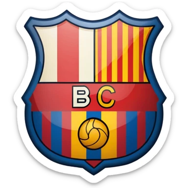 Barcelona logo sticker