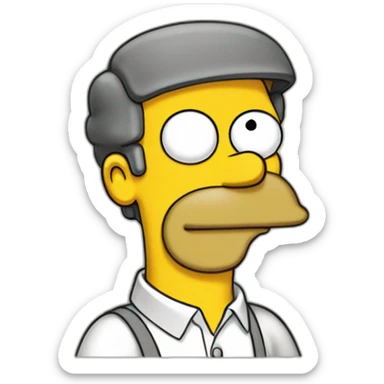 homer-simpson-bourré sticker