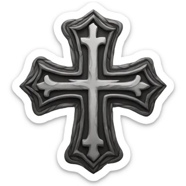 Cross tattoo  sticker