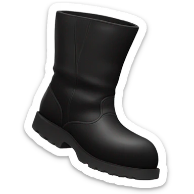 Black tabi boots sticker