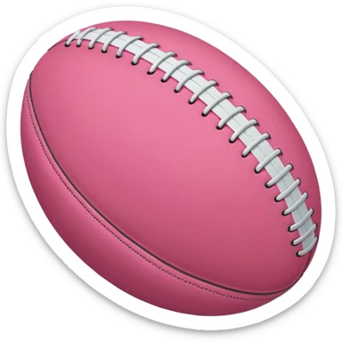 Rugby pink ball sticker