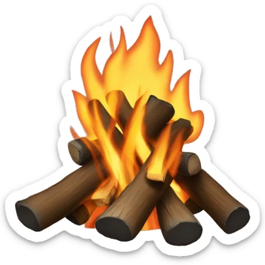 Campfire sticker