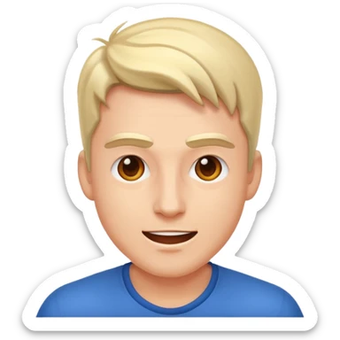 energetic man sticker