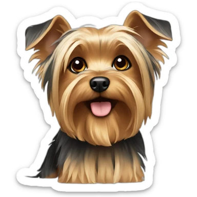 Yorkshire terrier sticker