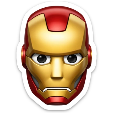  Create an Iron Man emoji. sticker