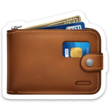 wallet credit card sticker