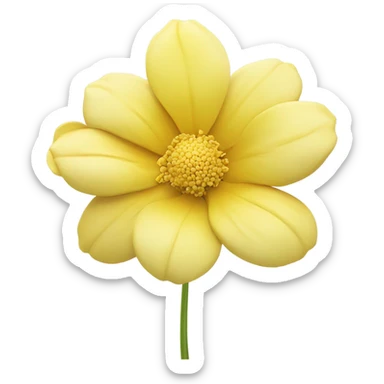 bloom yellow flower cute sticker