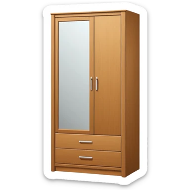 wardrobe modern closed mirror door sticker