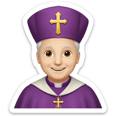 Make me a archbishop zucchheto sticker