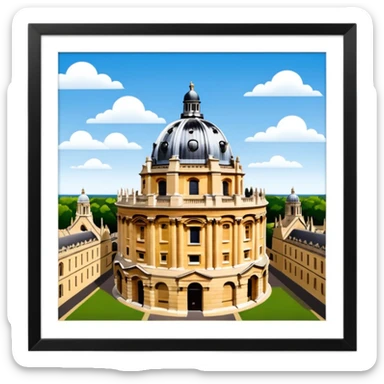 oxford university radcliff camera sticker