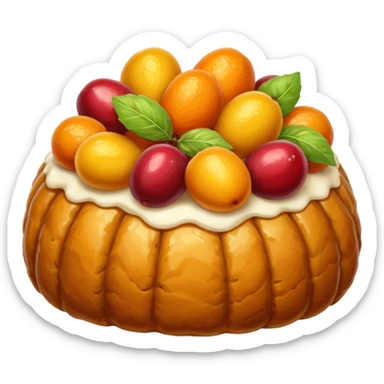 Italian delicious pannetone sticker