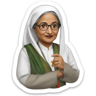sheikh-hasina-thirsty sticker