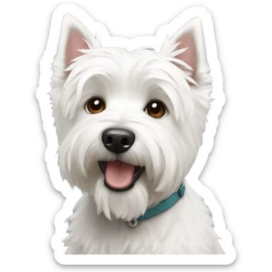 westie sticker