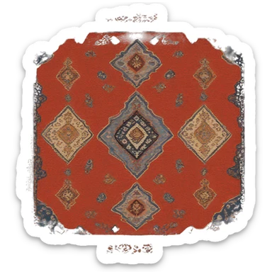 Persian rug sticker
