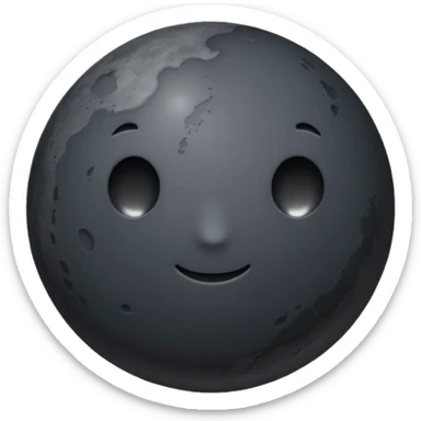 anthracite-colored New Moon sticker