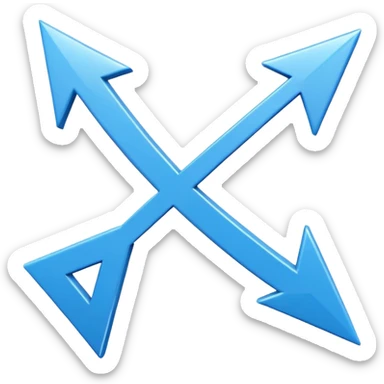 Dual language translation symbol icon. On the left, the Latin letter 'A'. On the right, the Arabic letter 'ع'. A stylish arrow or cycle sign connecting them. Blue and white color palette, 3D render style, glossy finish, isolated on white. sticker