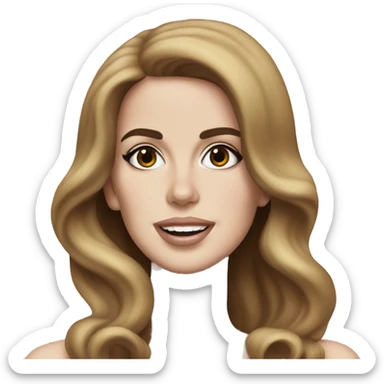 lana del rey singing sticker