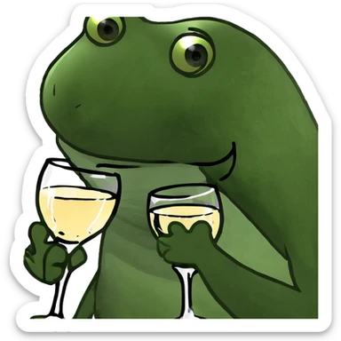 Champagne sticker