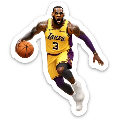 LeBron James sticker