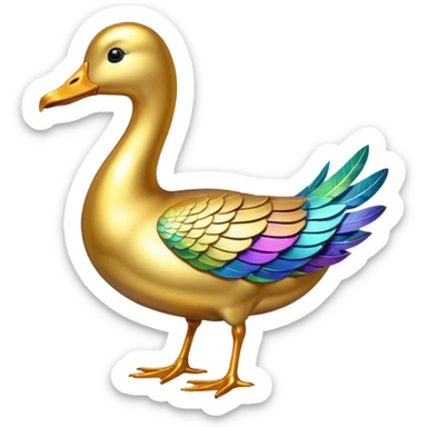 more interesting one golden goose sticker