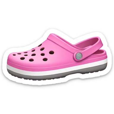 Pink crocs sticker