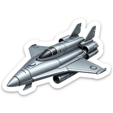 war spaceship sticker