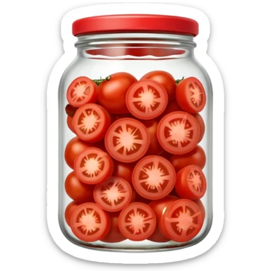 Tomato Pickles in red cour sticker